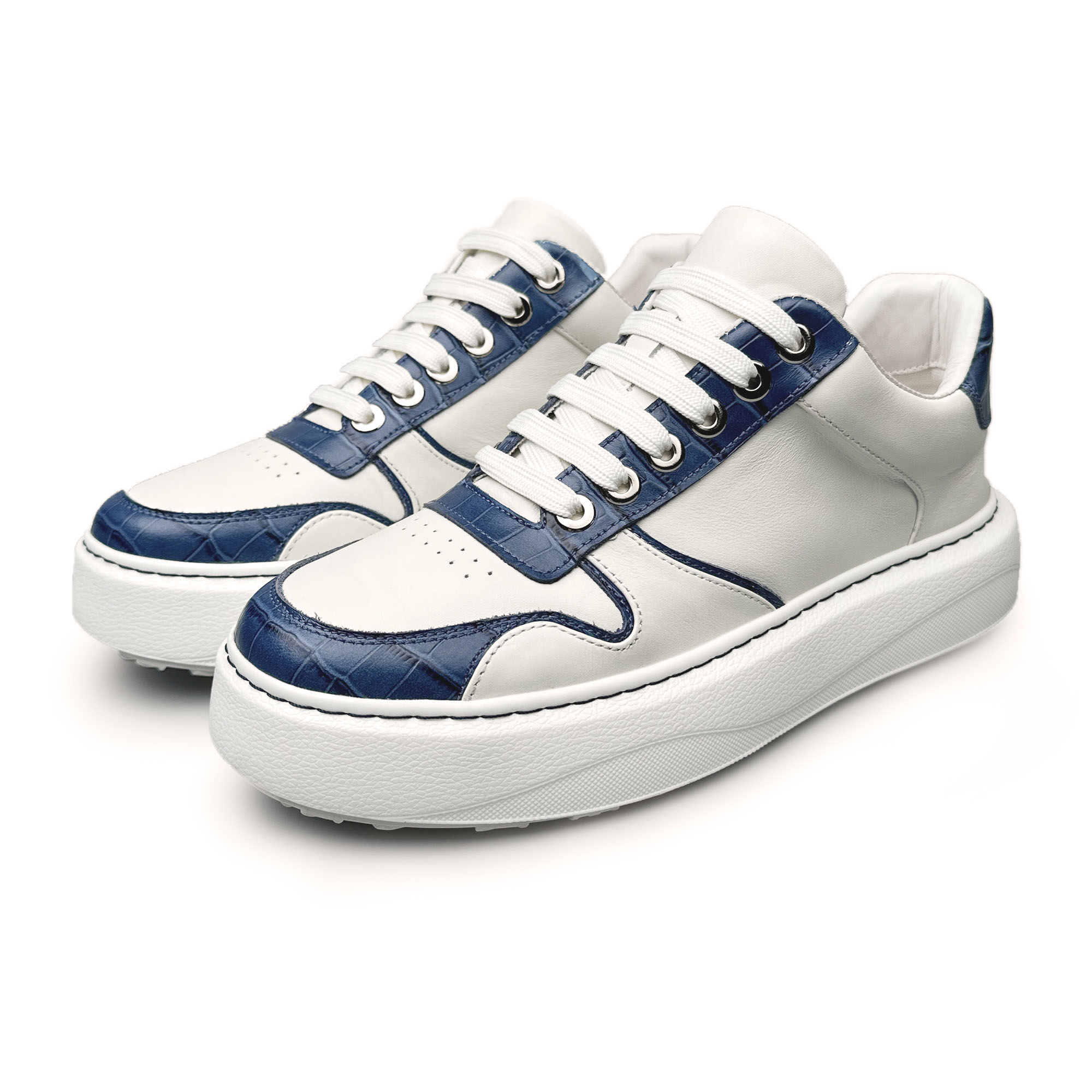 BIEUBRAYR/【秋季新款】牛仔蓝门店品质轻奢男鞋时尚百搭柔软