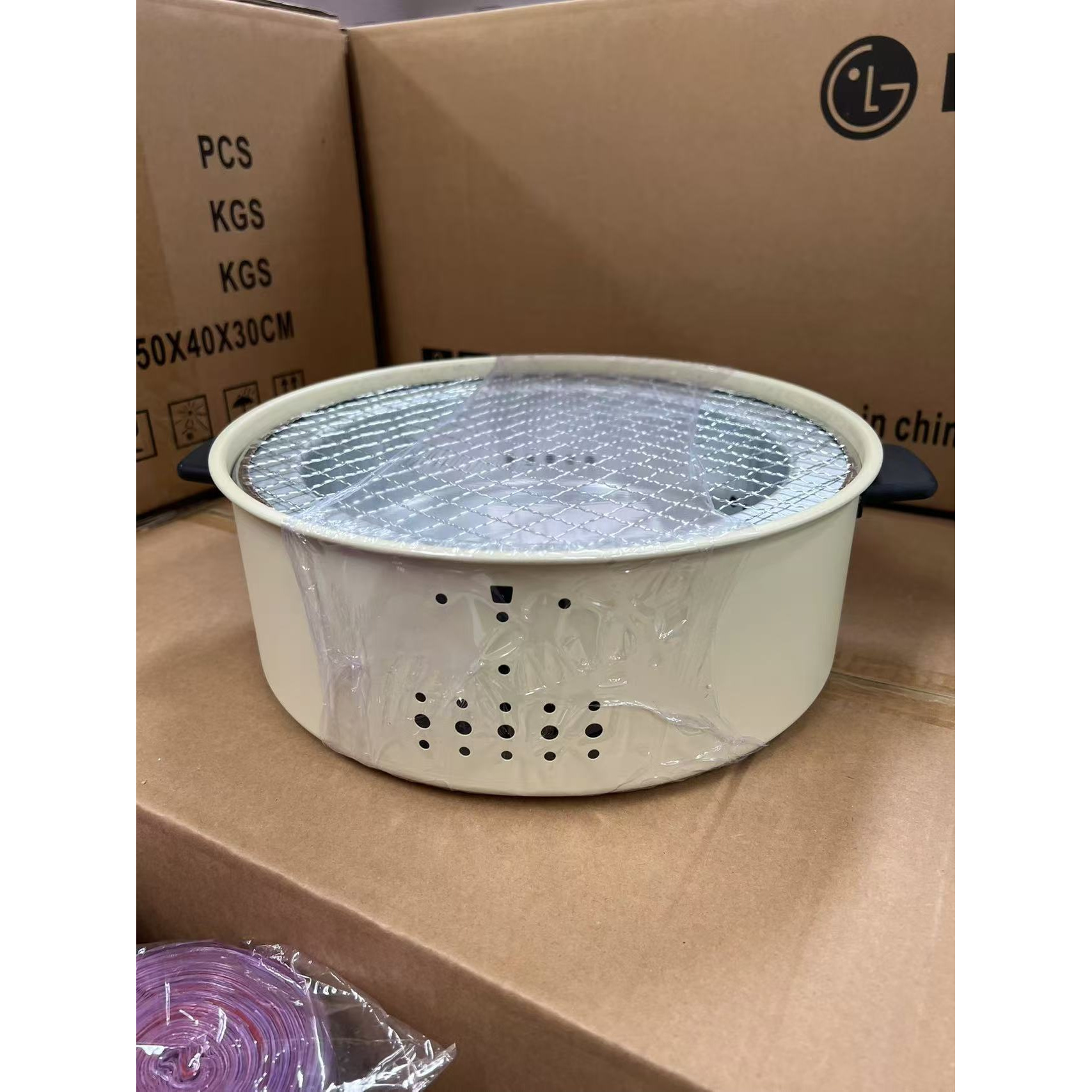 户外烧烤煮茶家用室内烧烤架碳烤炉多功能套装随机 展示 YD