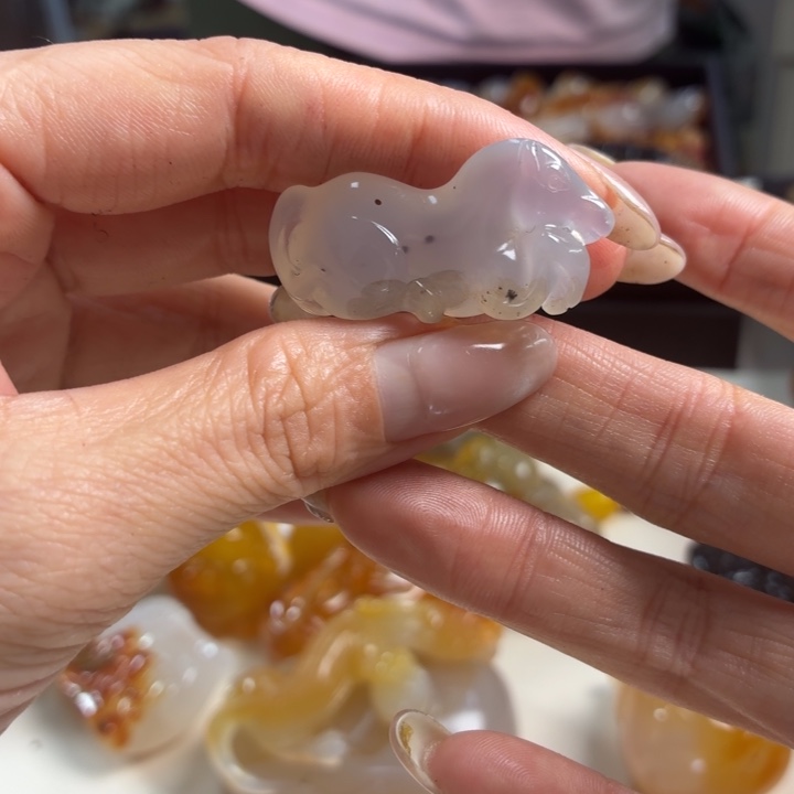 玛瑙/玉髓吊坠(不含链)未镶嵌