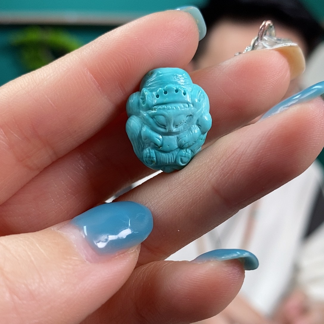 绿松石珠宝奇石未镶嵌