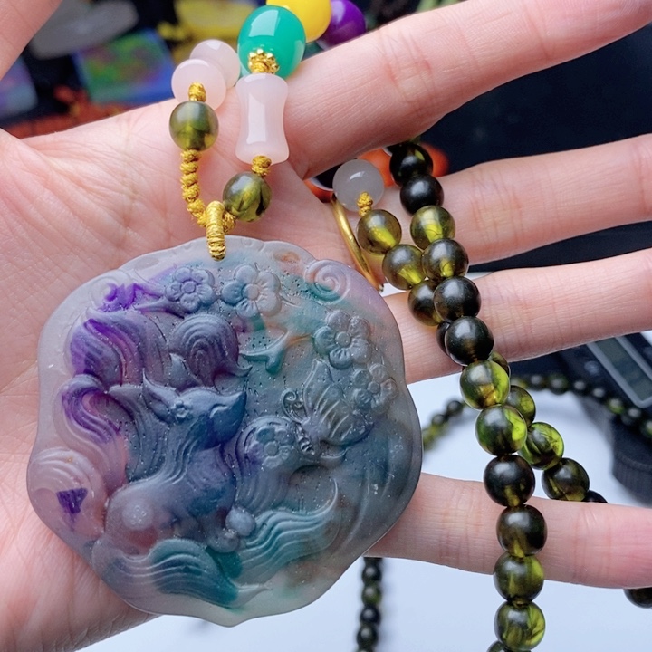 蜜蜡颈饰未镶嵌75套装