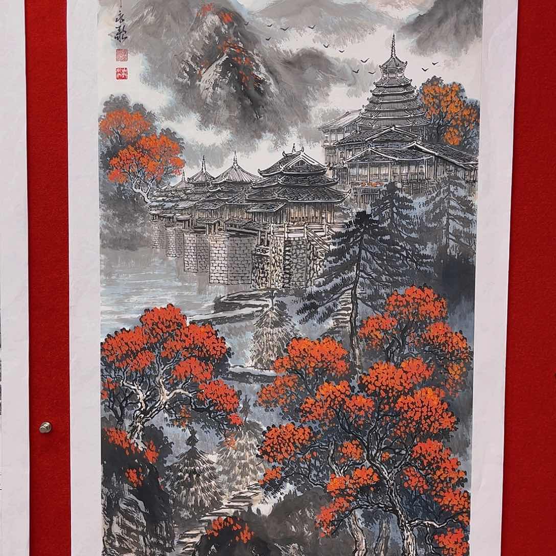 国画逍**者手绘国画精品