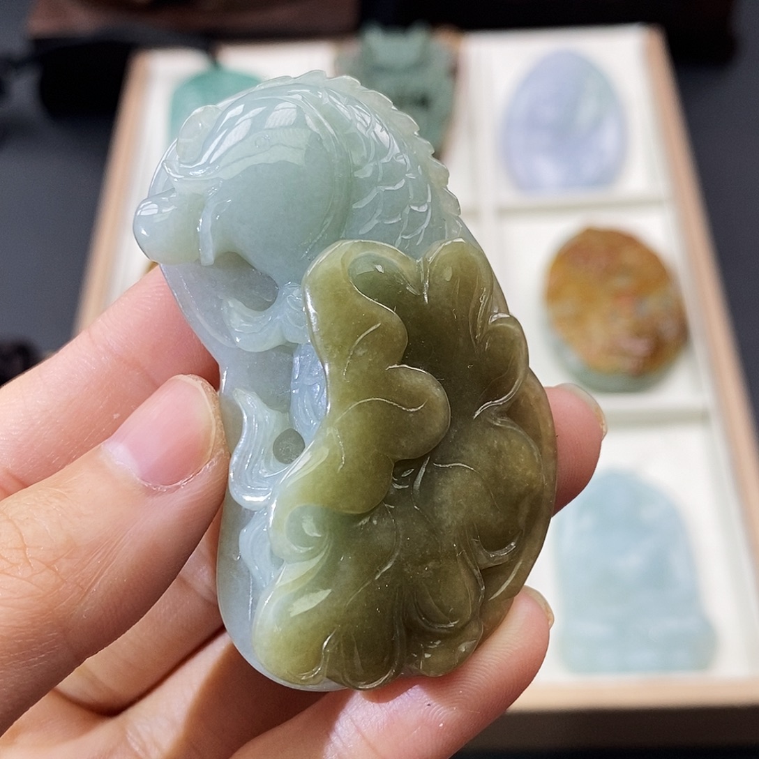 翡翠未镶嵌颈饰缅甸翡翠a货