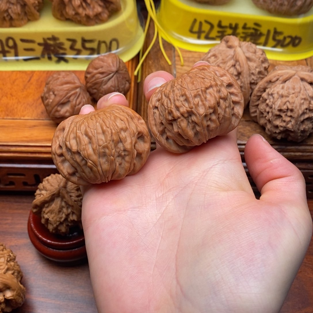吊坠文玩核桃干**豆磨盘