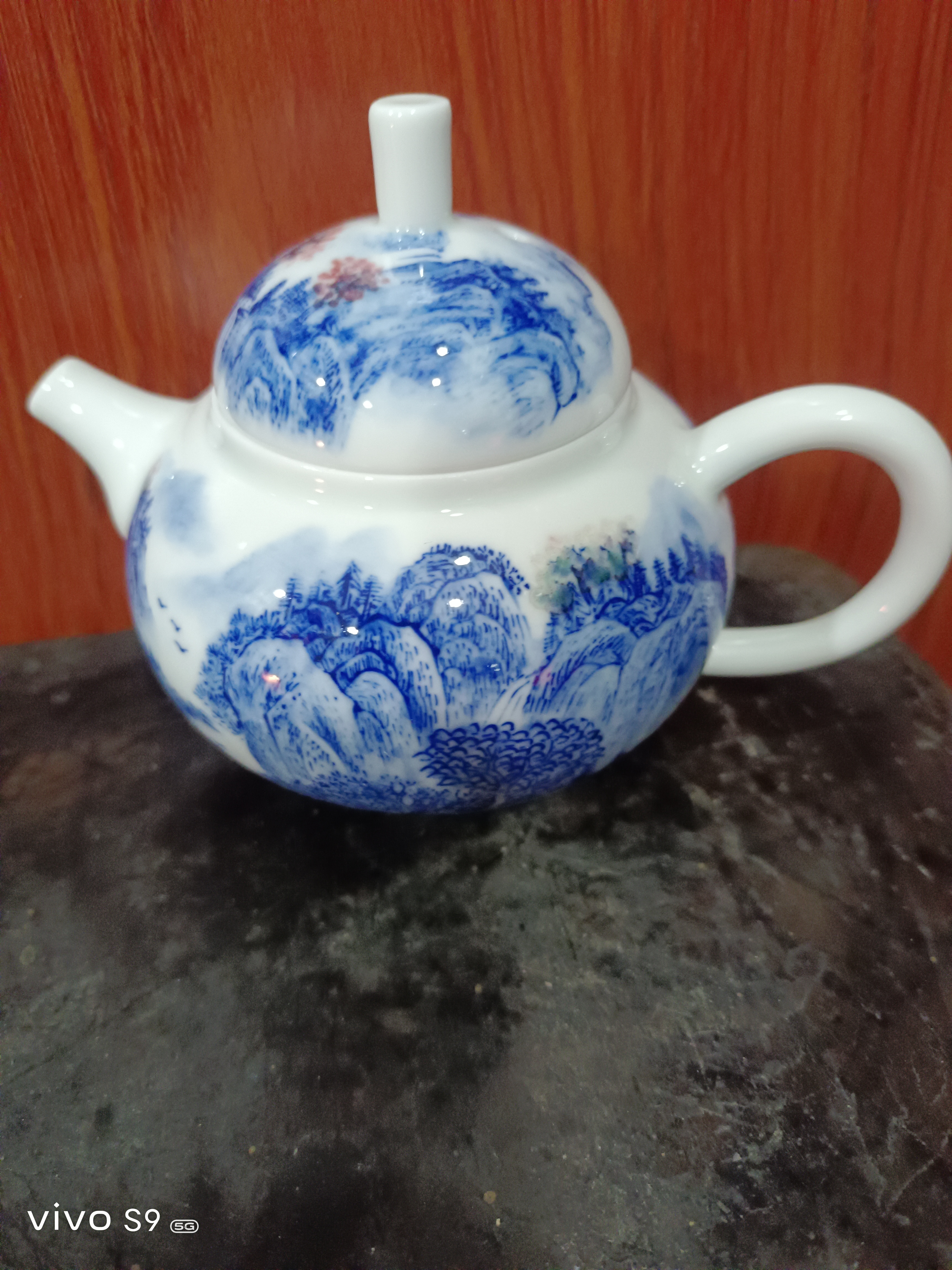 全手工山水壶（本人作品）