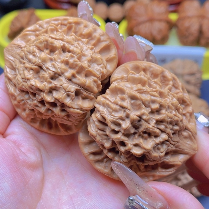 文玩核桃把件全品大官帽