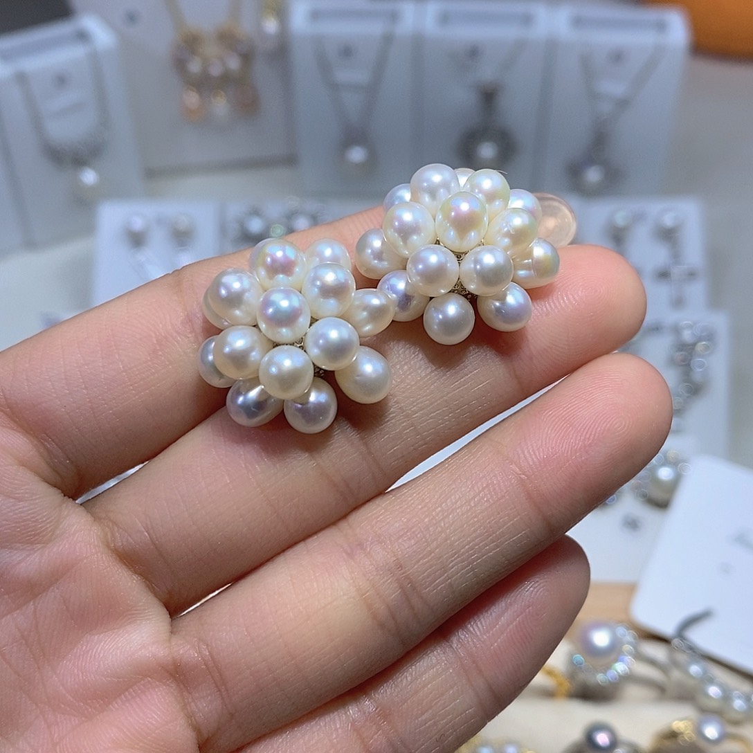 耳饰未镶嵌淡水珍珠