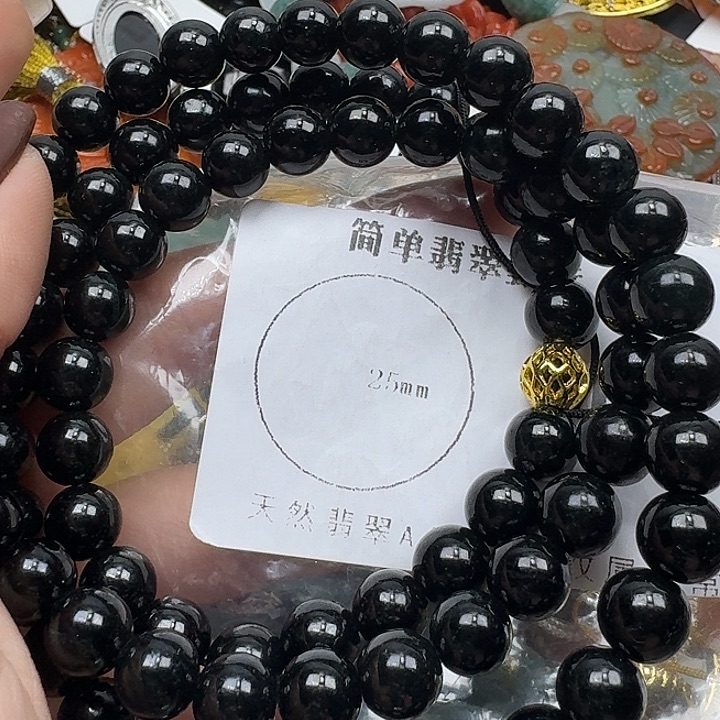翡翠未镶嵌项链翡翠