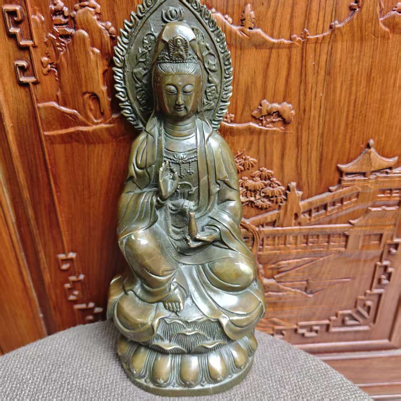 拾趣 复古gy像摆件