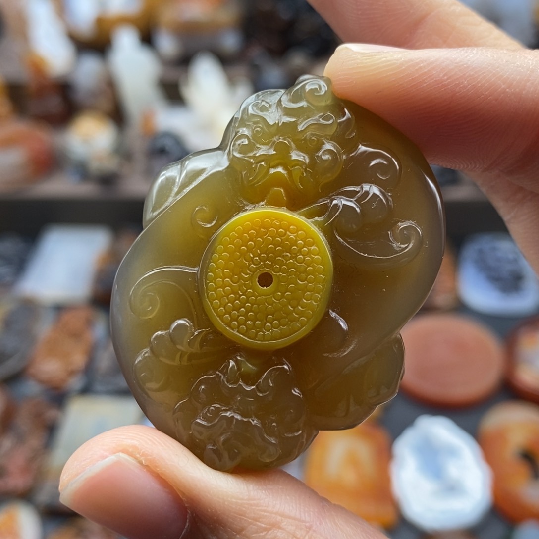 未镶嵌吊坠(不含链)玛瑙/玉髓