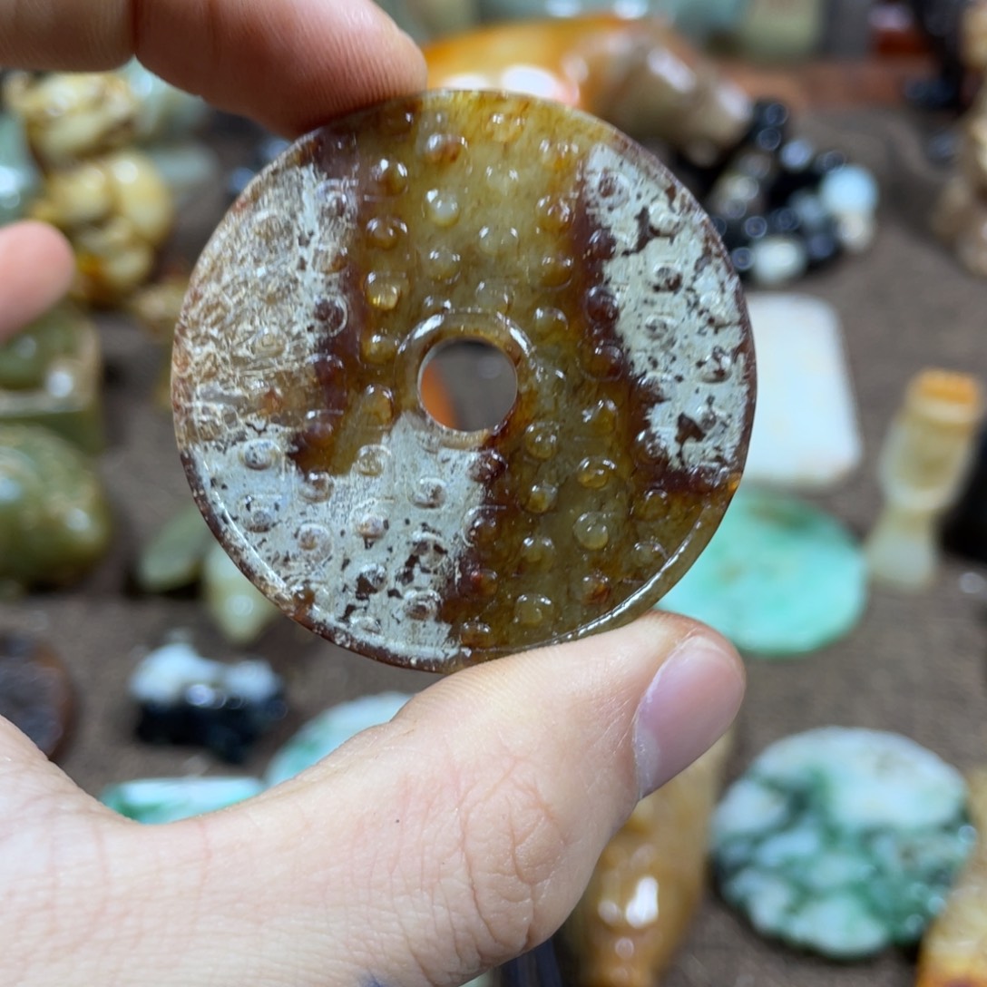 和田玉未镶嵌吊坠(不含链)