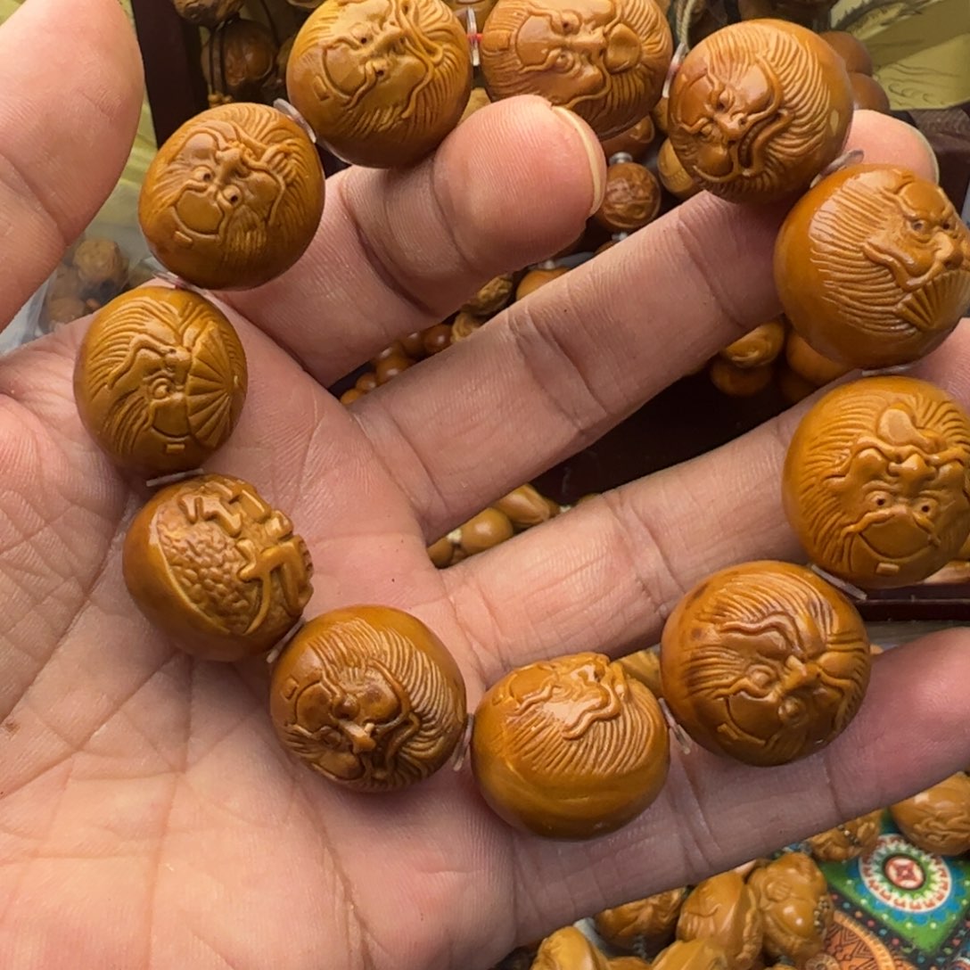 橄榄核手串/手链返油铁盒2.0光背钟馗头