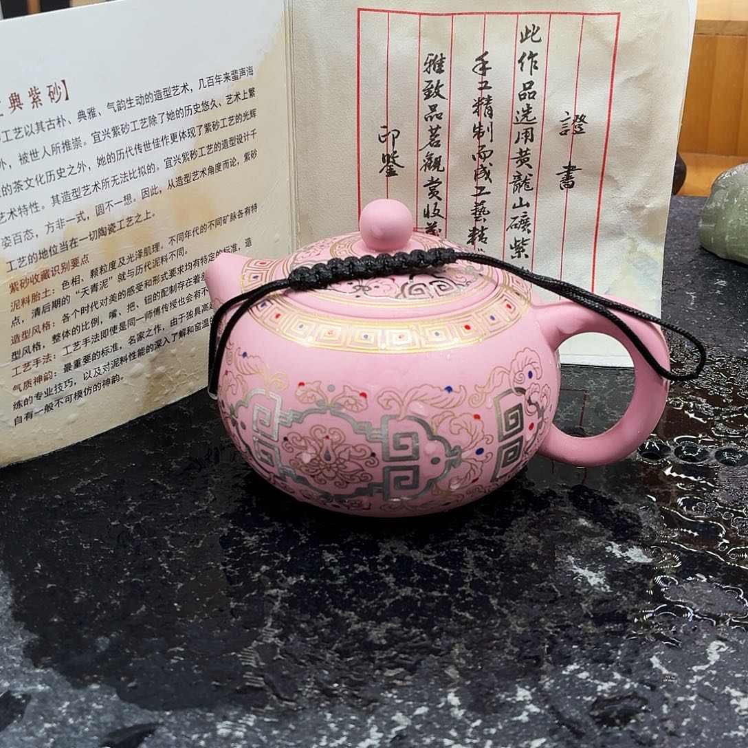 紫砂茶壶粉段西施单壶