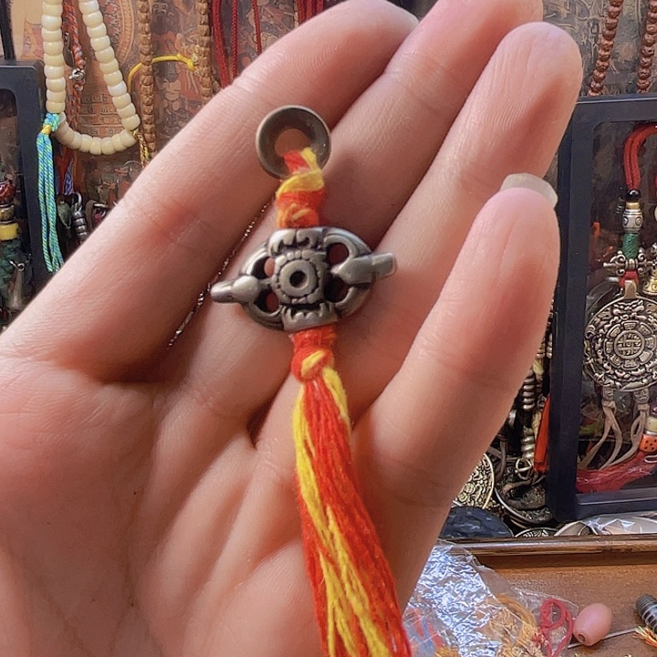 藏传精品白铜侧挂设计一套3号