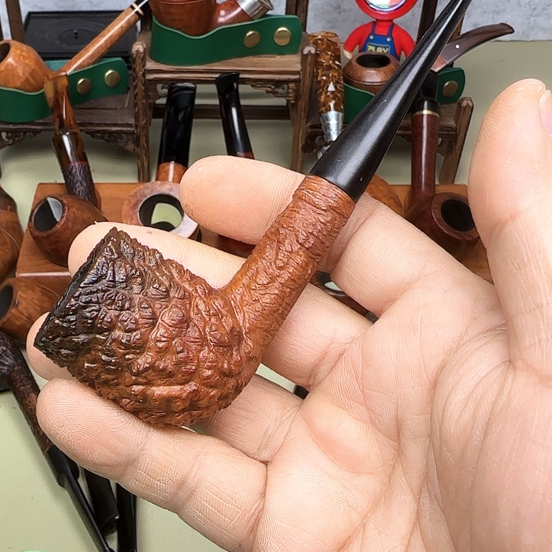 静***哥意大利雕刻老烟斗