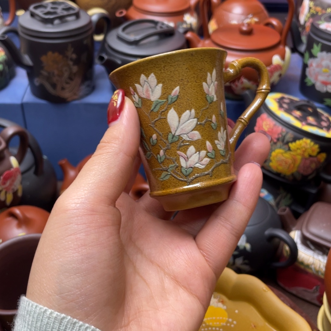 紫砂茶杯紫砂主人杯60cc