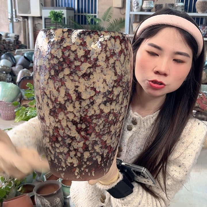 正品口20高33花盆……