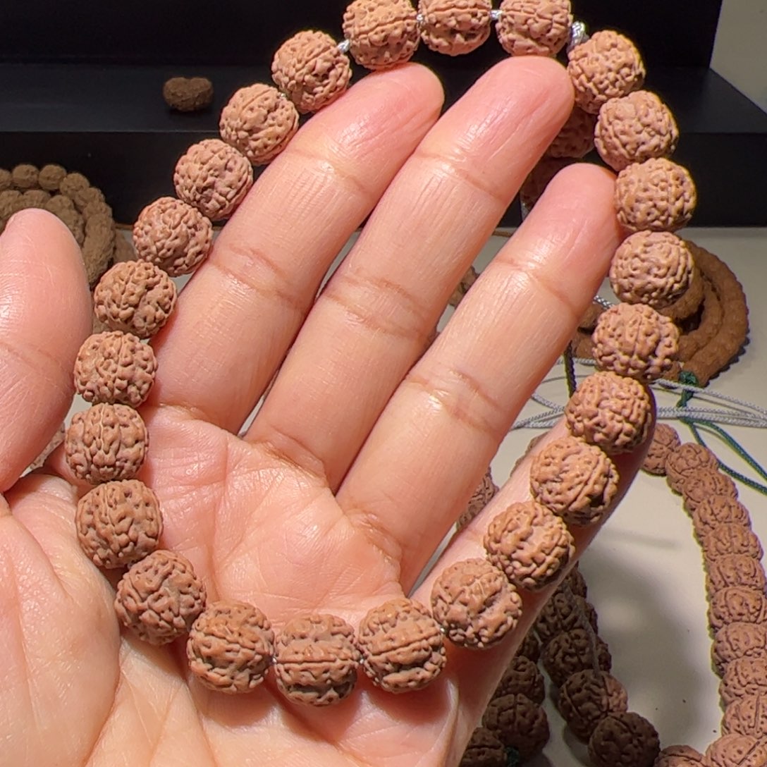 金刚菩提吊坠花王手串11