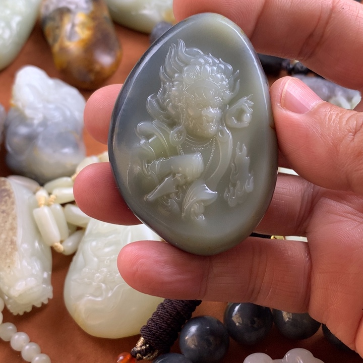 未镶嵌和田玉挂件往***?