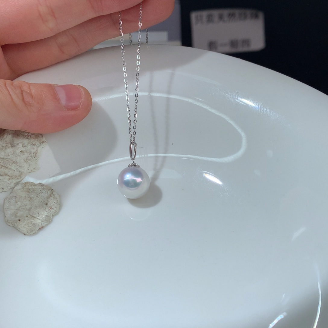 小****吊坠银S925镶嵌淡水珍珠
