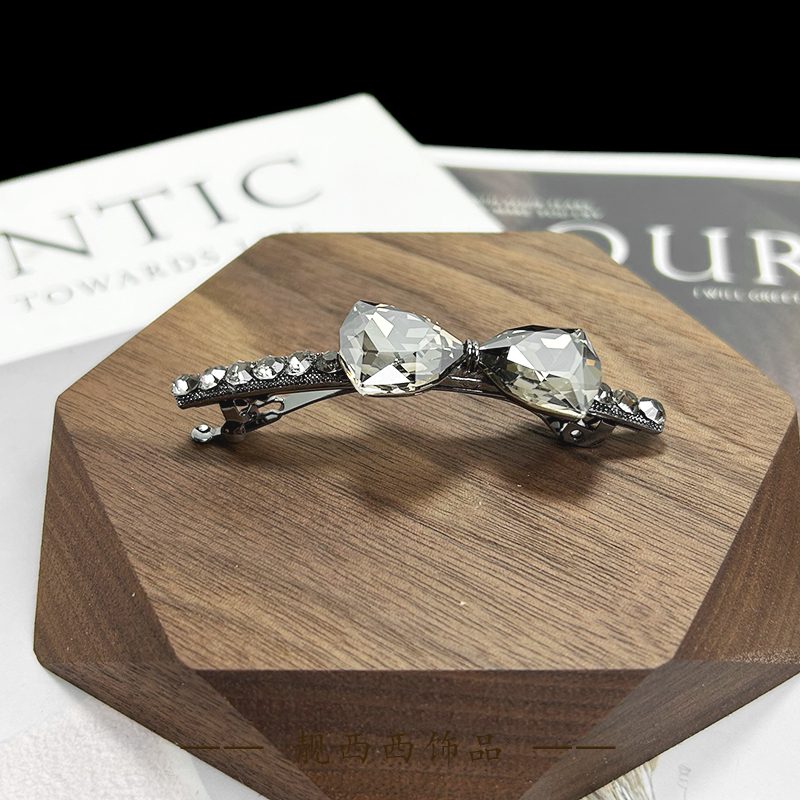 【LXX靓西西】449 弹簧夹6.8厘米法式优雅气质半扎弹簧夹