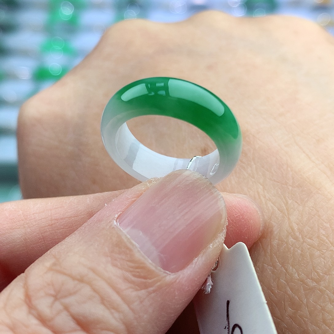 未镶嵌戒指翡翠6号