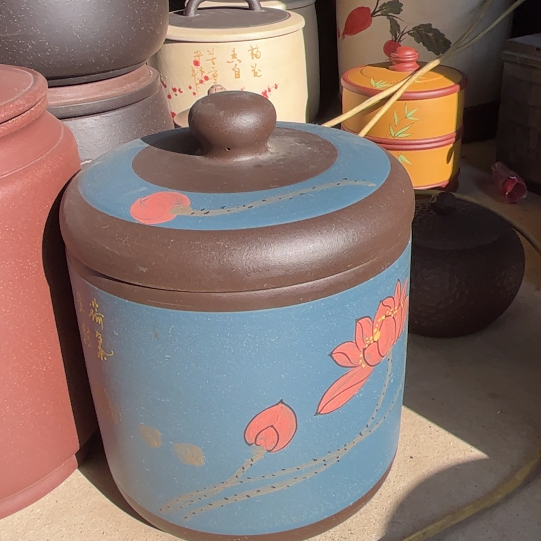 紫砂茶叶罐8 饼茶叶罐