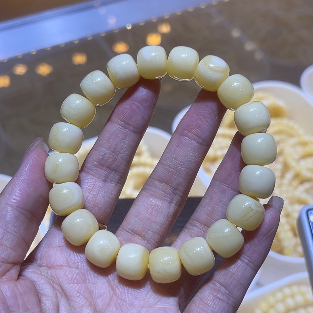 琥珀未镶嵌手链蜜蜡手串