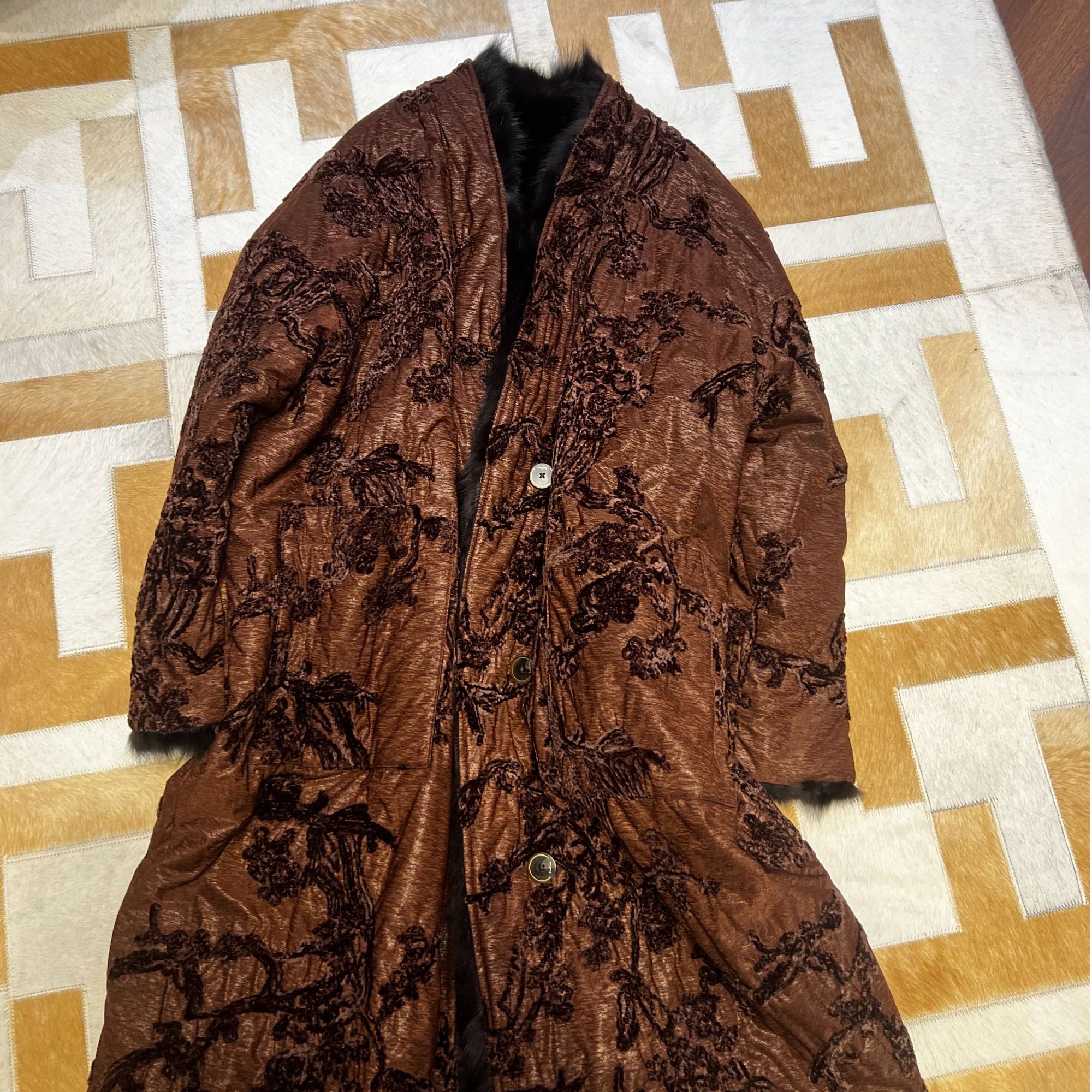 俄罗斯紫貂富婆款老钱风两面穿宽松大码外套多巴胺貂皮大衣25039