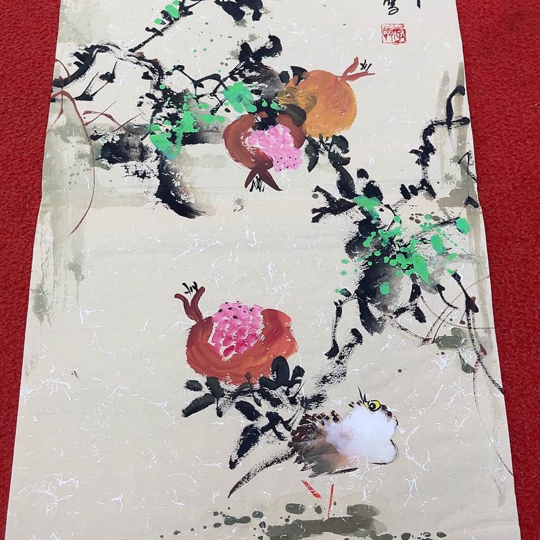 国画手绘国画作品