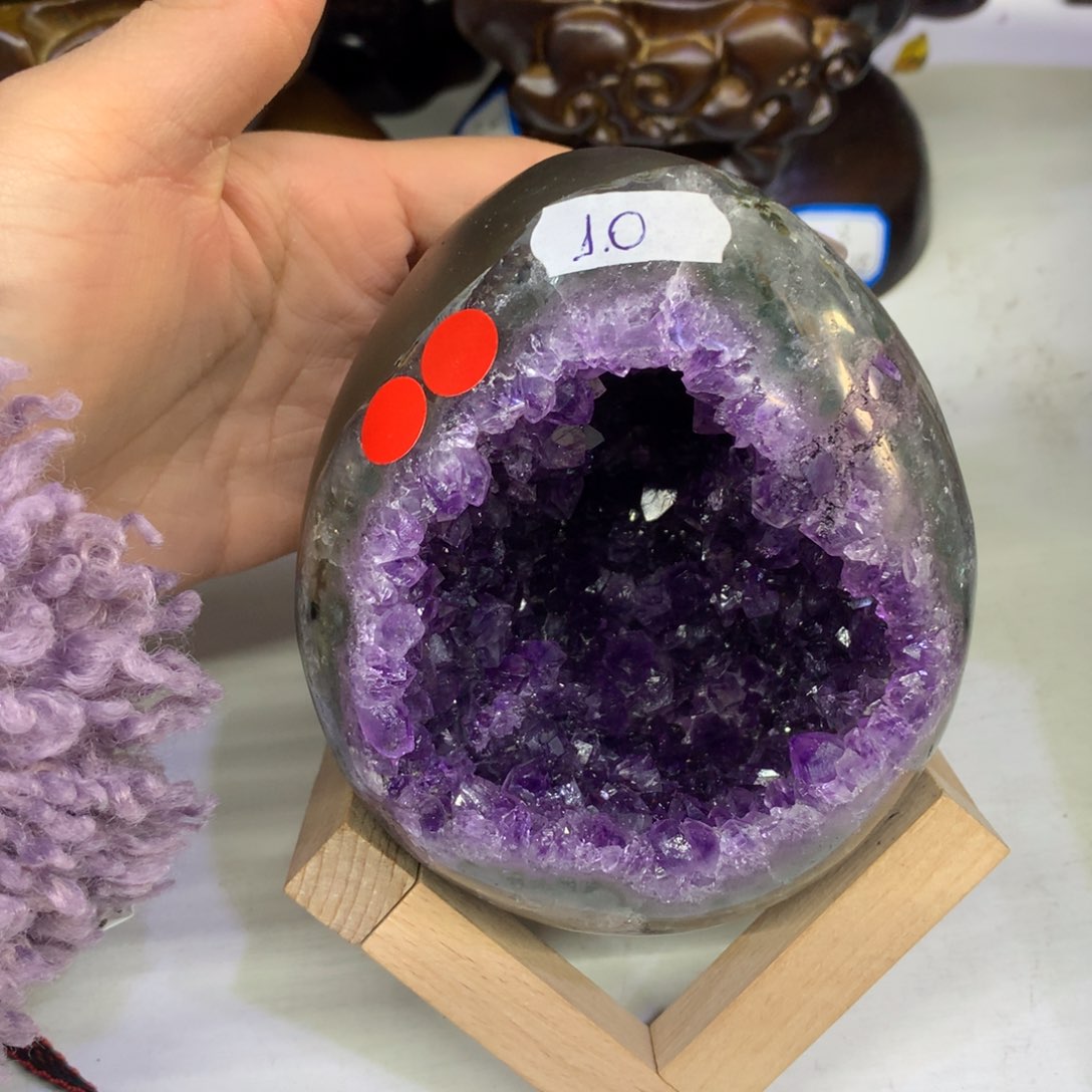 水晶摆件婷未镶嵌