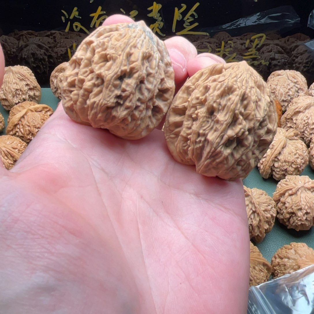 核桃把件39全品原装虎头