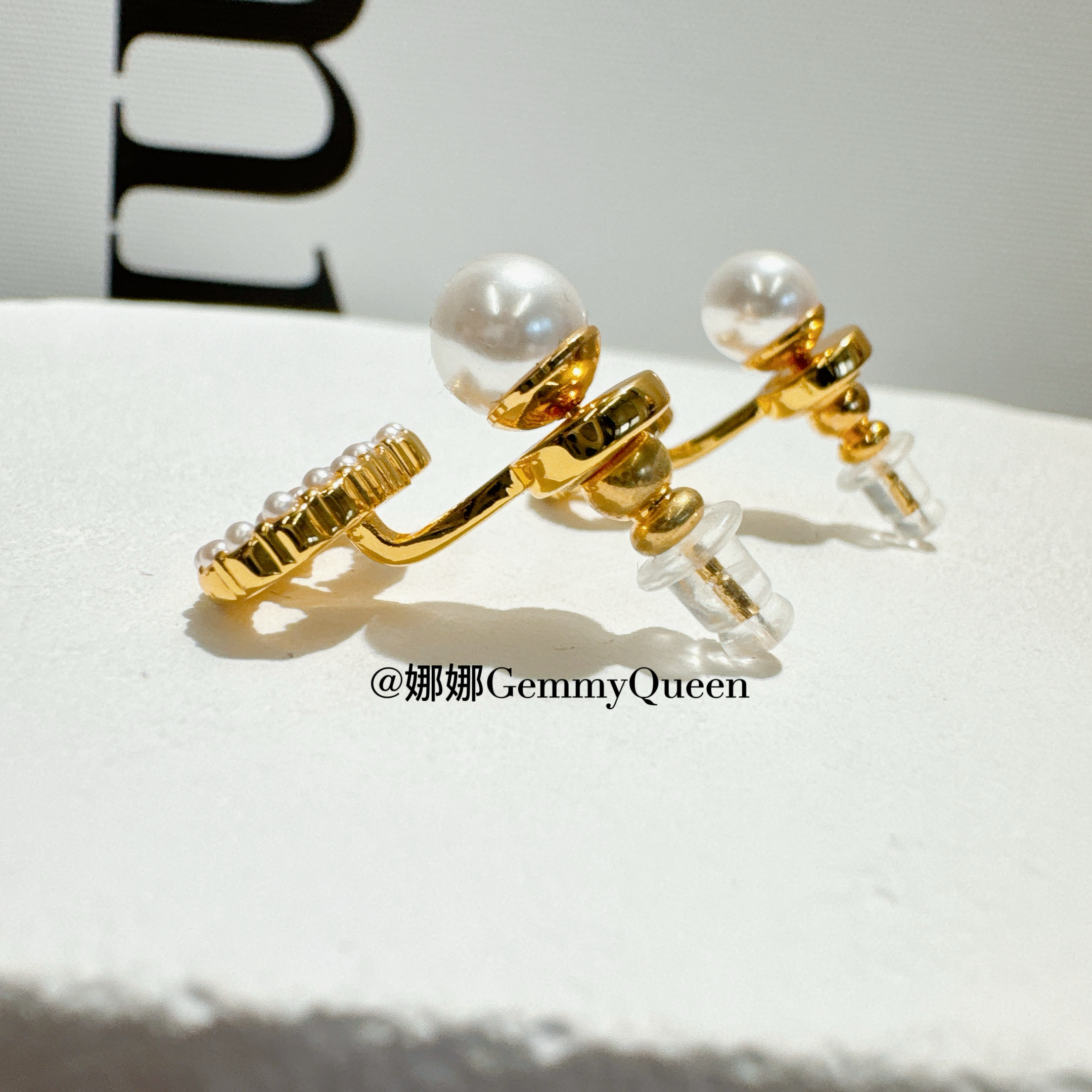 铜合金仿珍珠耳饰 娜娜GemmyQueen耳环GQ02489