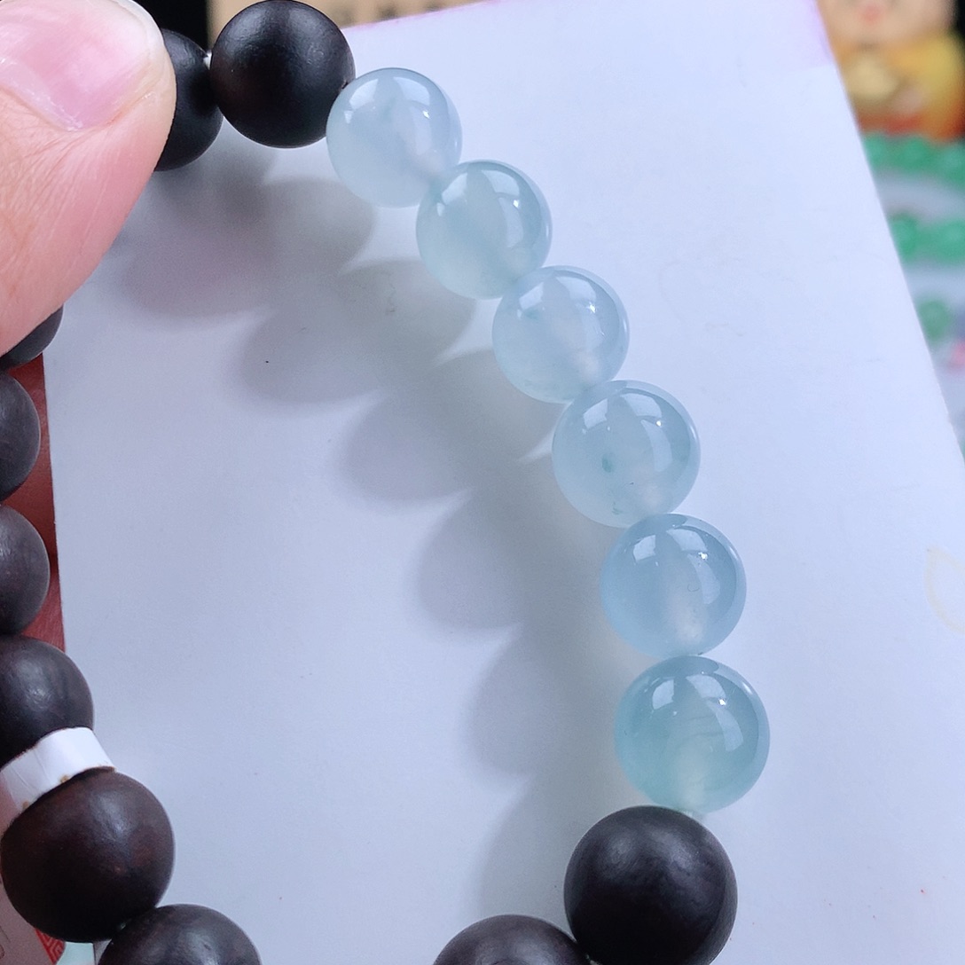 翡翠手链未镶嵌卡10mm