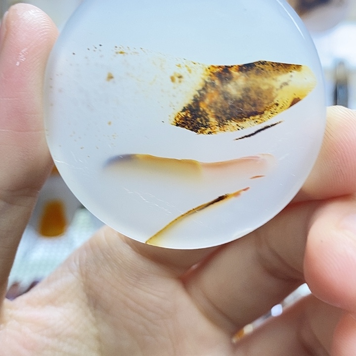 玛瑙/玉髓吊坠(不含链)未镶嵌