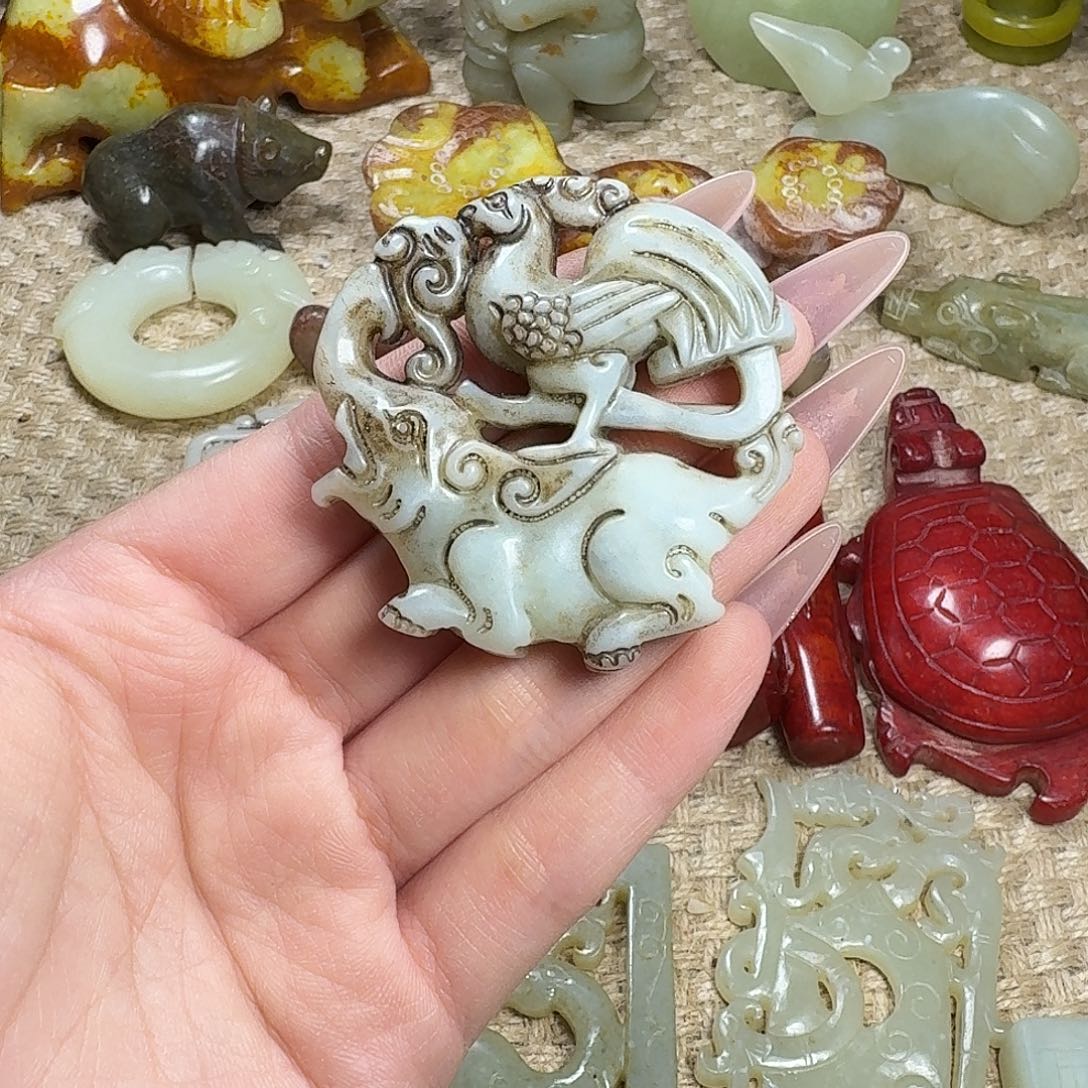 白玉菩提吊坠挂件