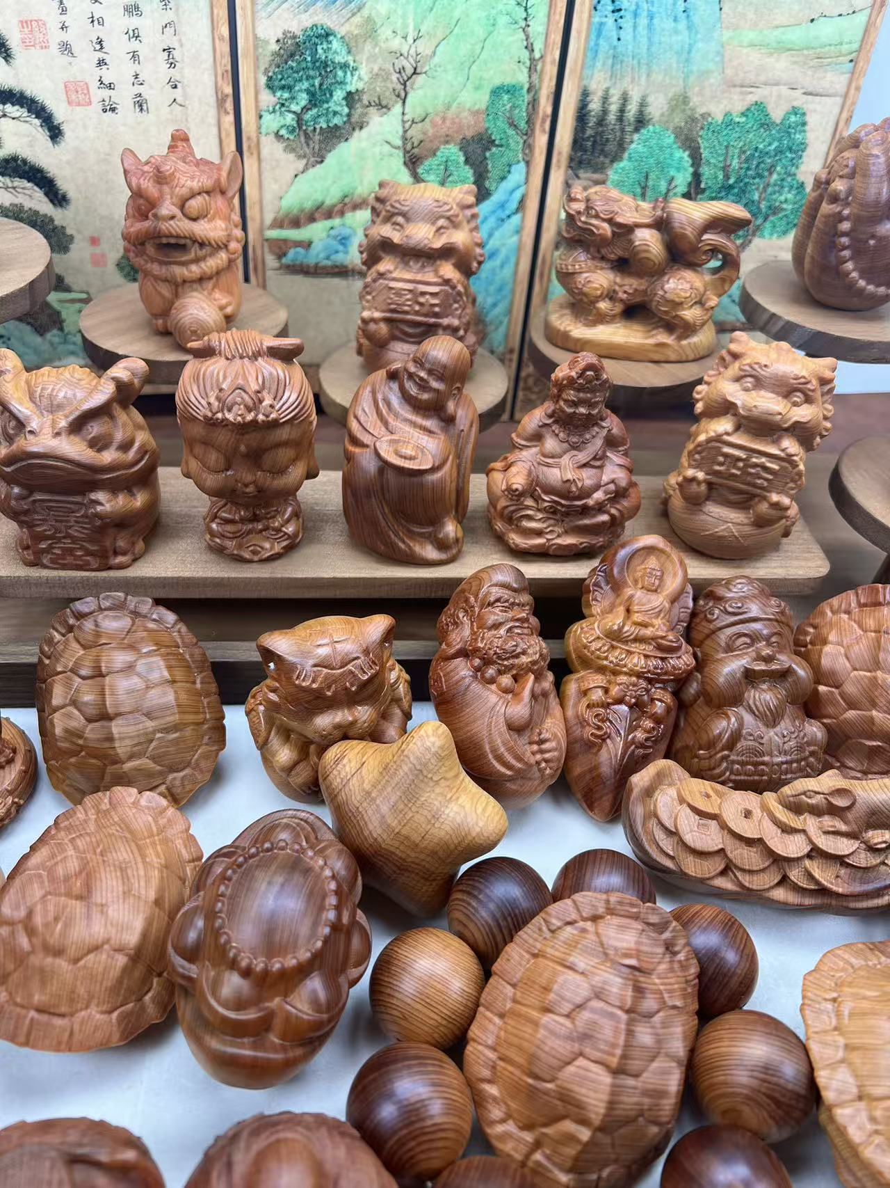 崖柏陈化料手把件直播间看实物选