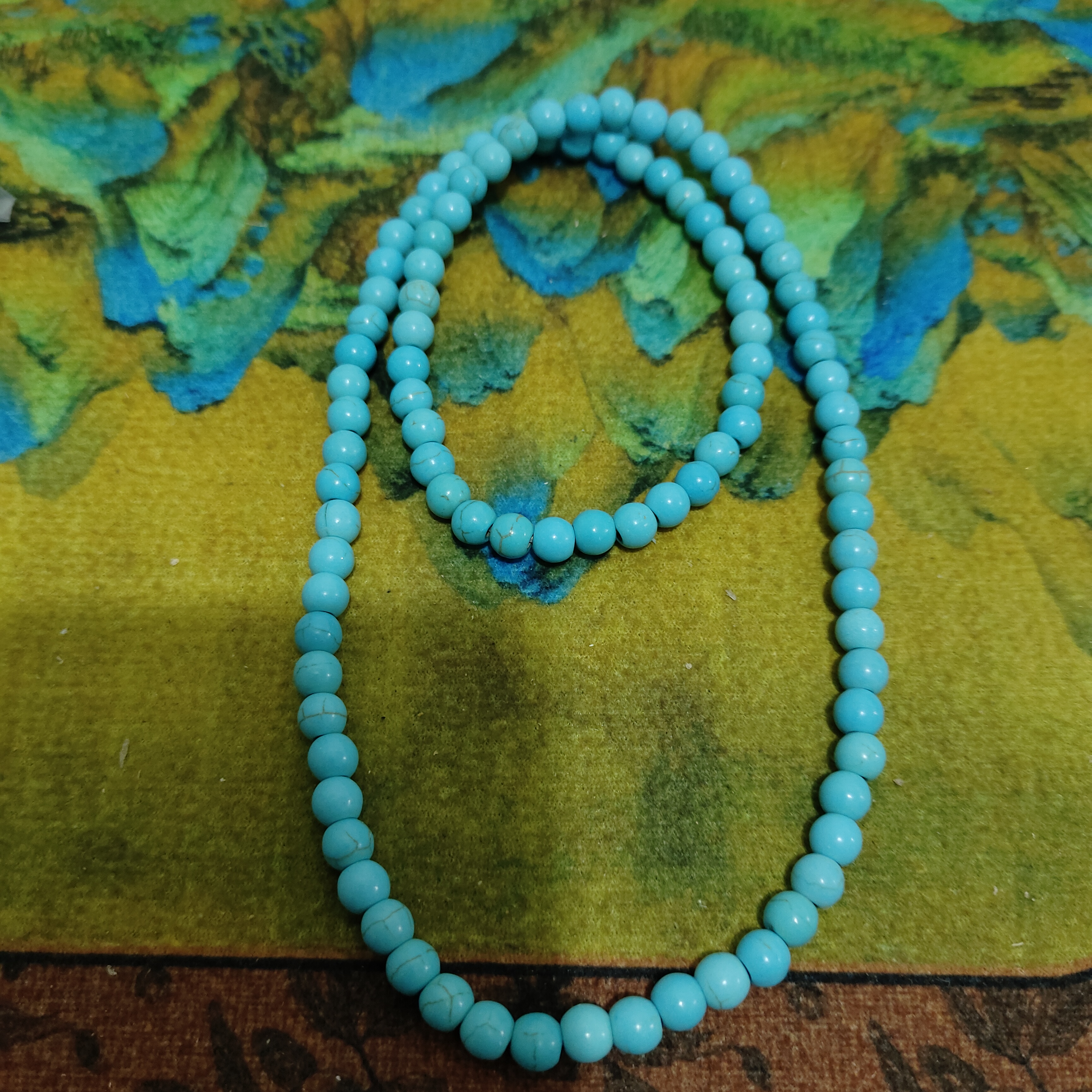 金线蓝珠-殿堂系列S级-新中式项链 d40