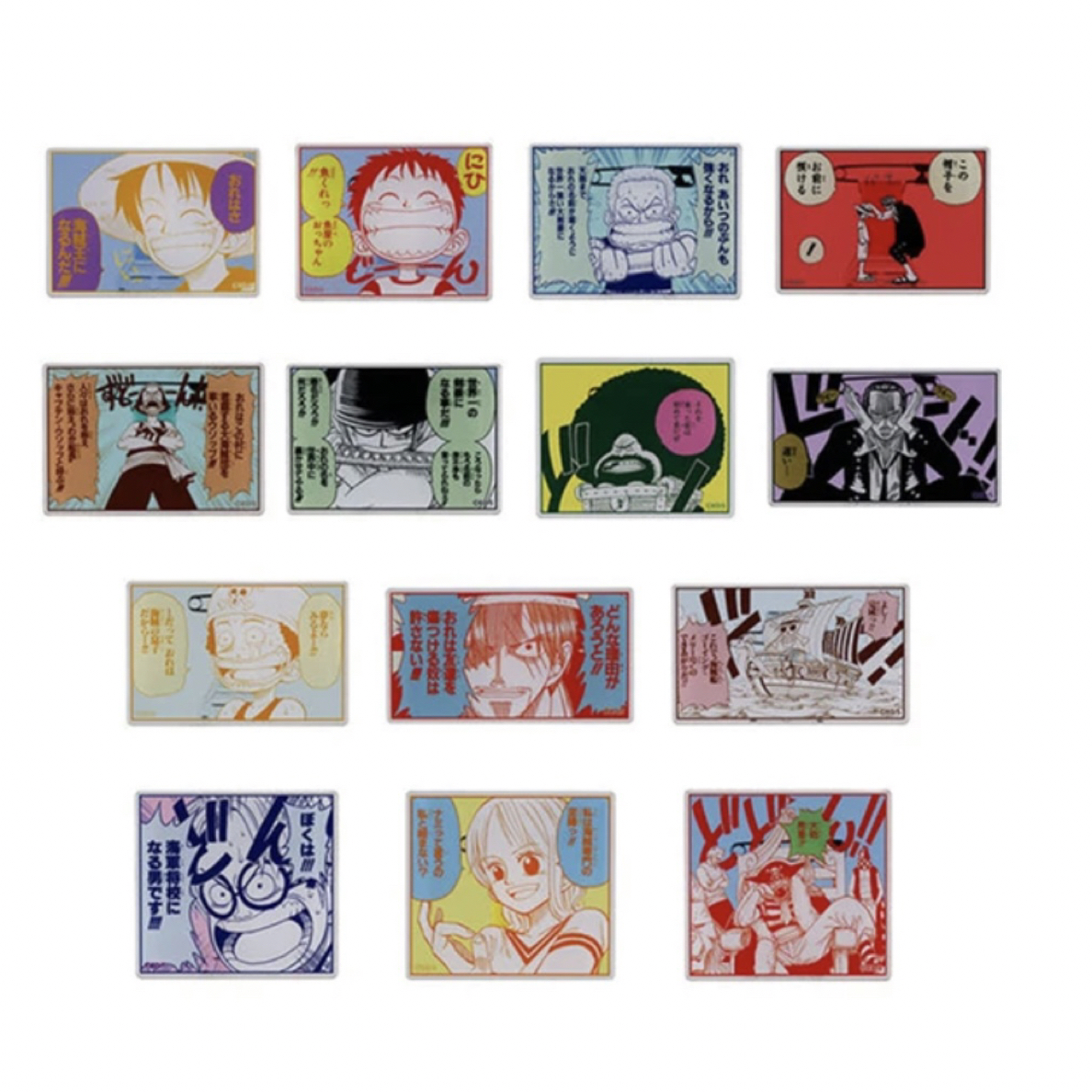 【国现代拆】海贼王名言亚克力方吧唧