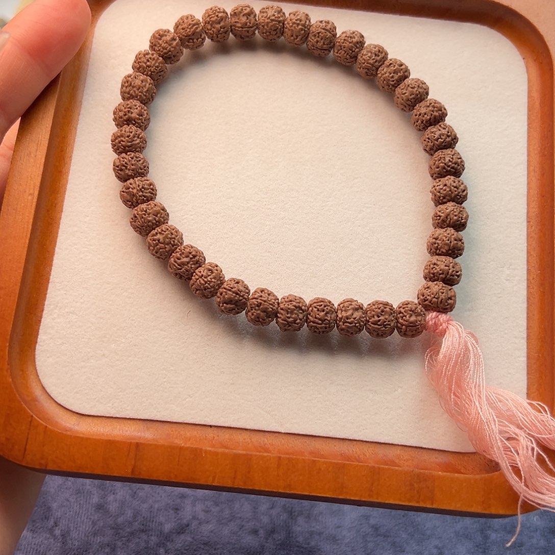 金刚菩提吊坠9平细单圈