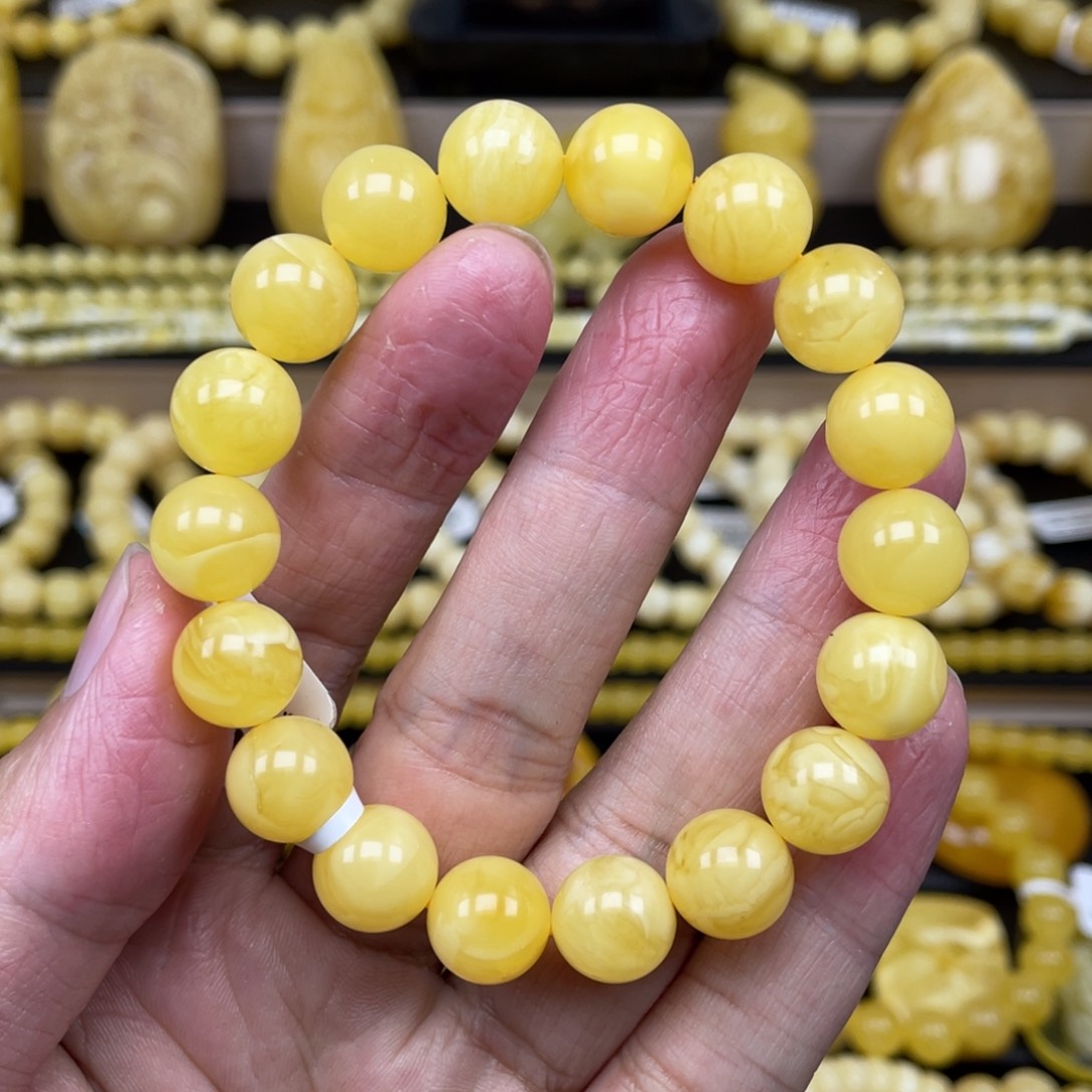 琥珀裸石未镶嵌琥珀蜜蜡