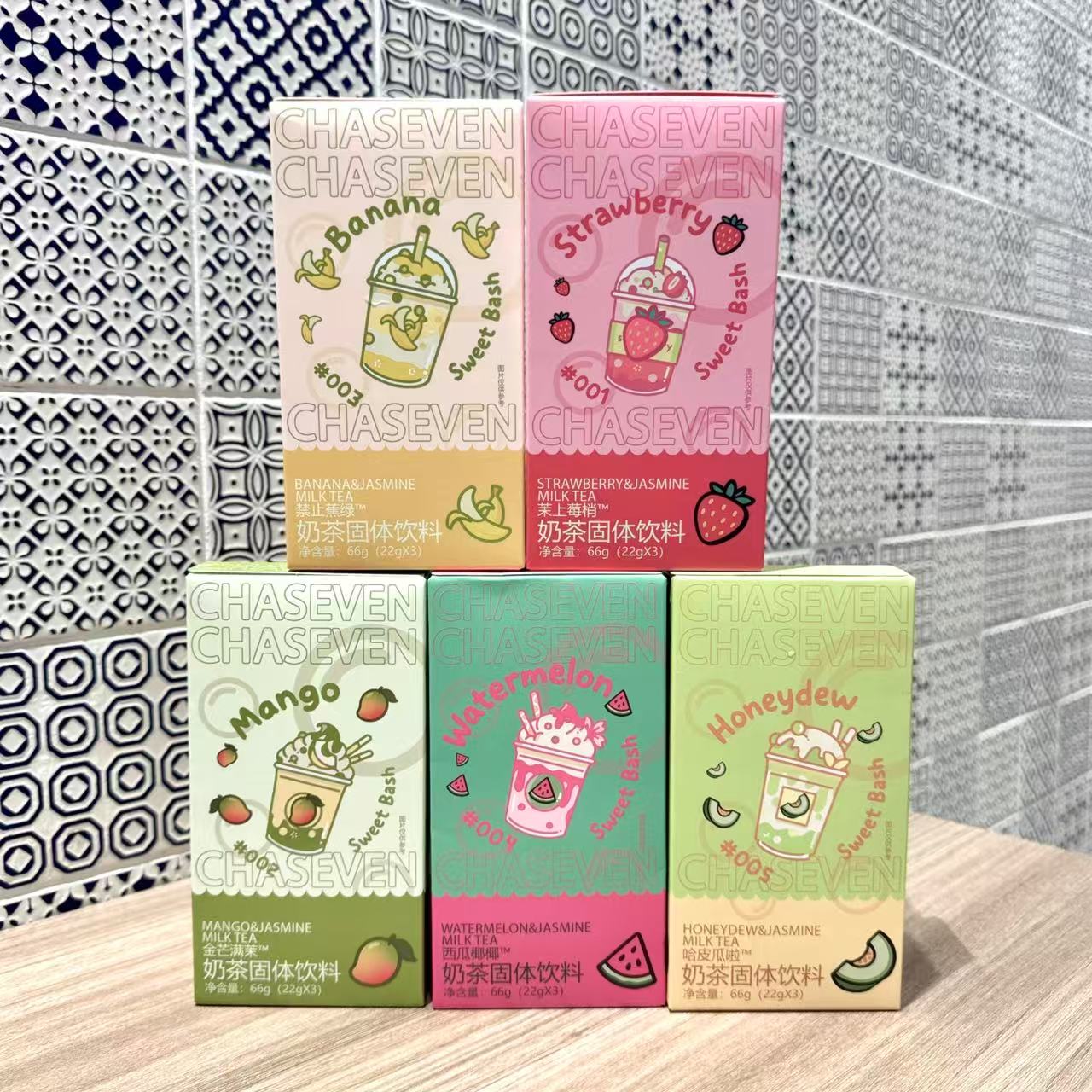 【尝新小车】拍1拆3chaseven乌龙茶绿茶红茶咖啡独立便携包装