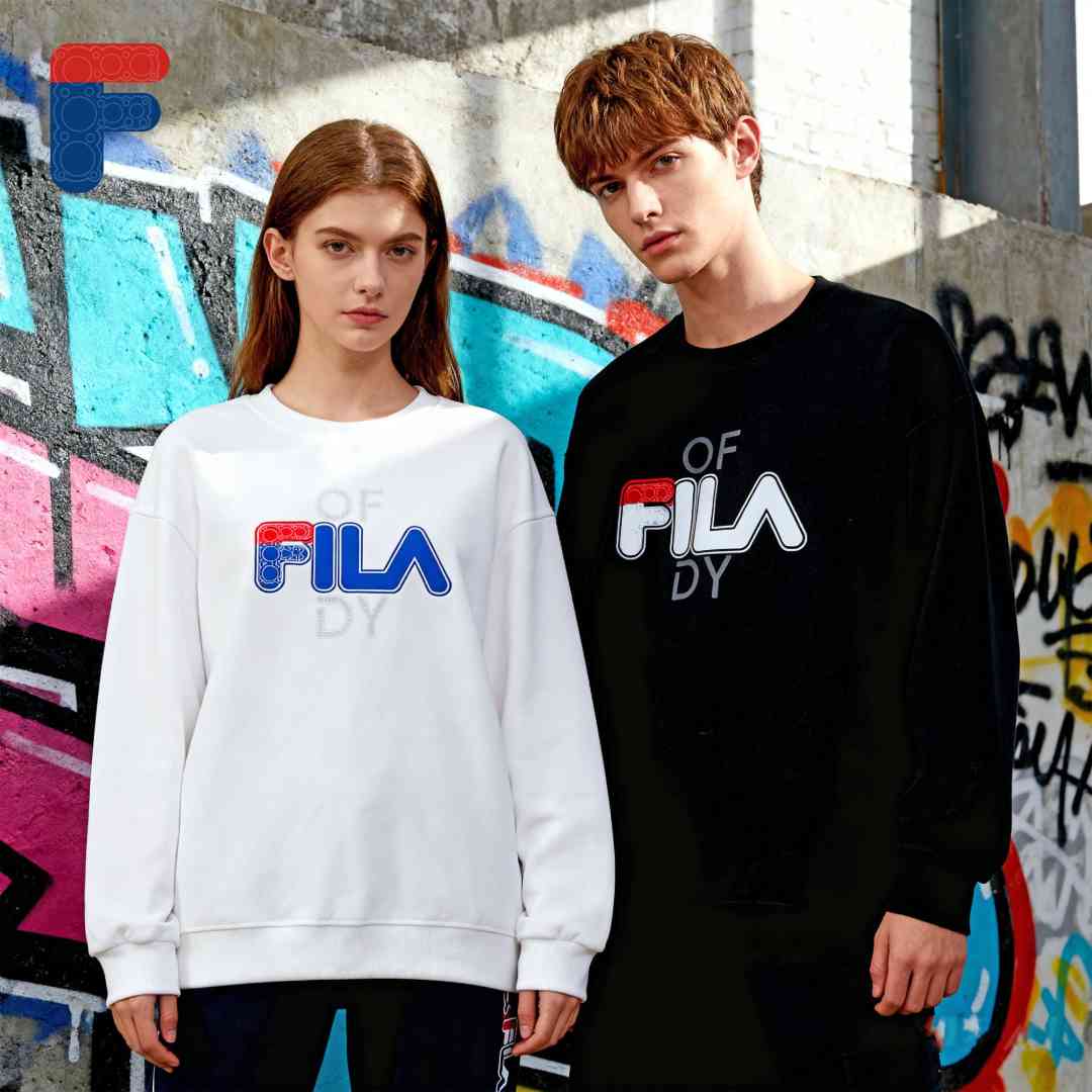 【品牌折扣】25秋冬不加绒圆领男女百搭休闲长袖印花卫衣25FLWY13