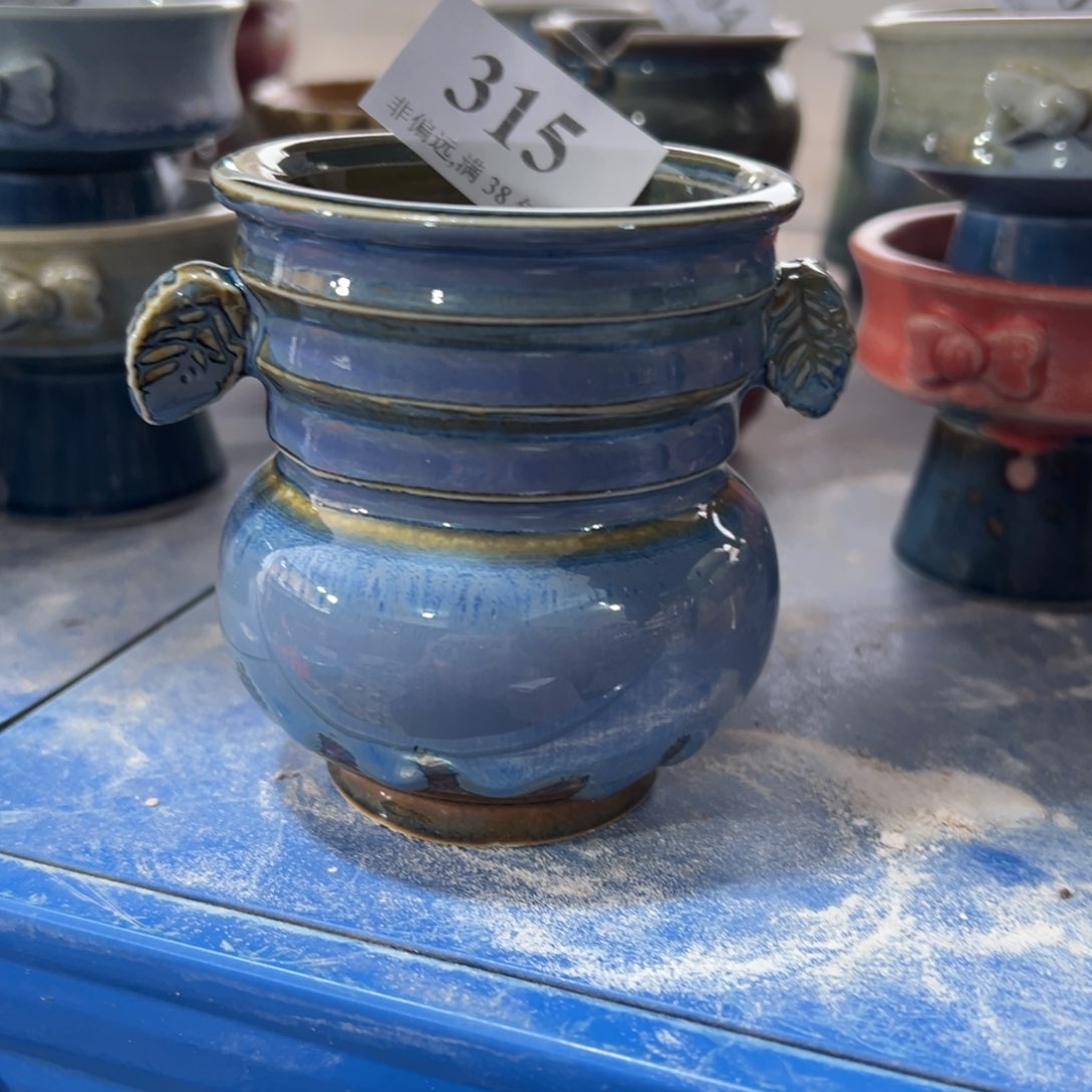 红陶景德镇手工花盆