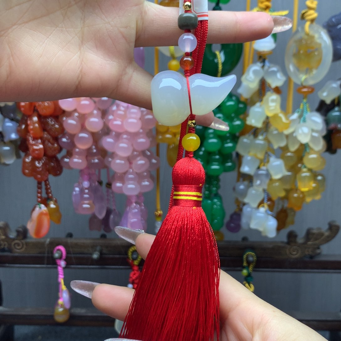 玛瑙/玉髓车挂未镶嵌