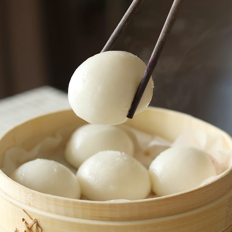 宁波特产传统手工原味米馒头饼传统小吃糕点白糕发糕米糕