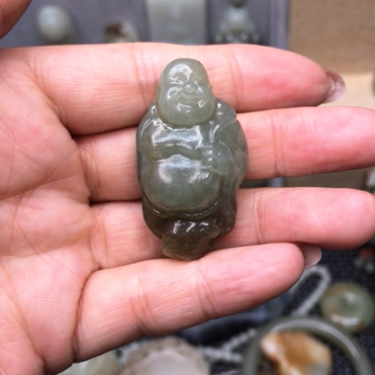 和田玉（青玉）颈饰未镶嵌