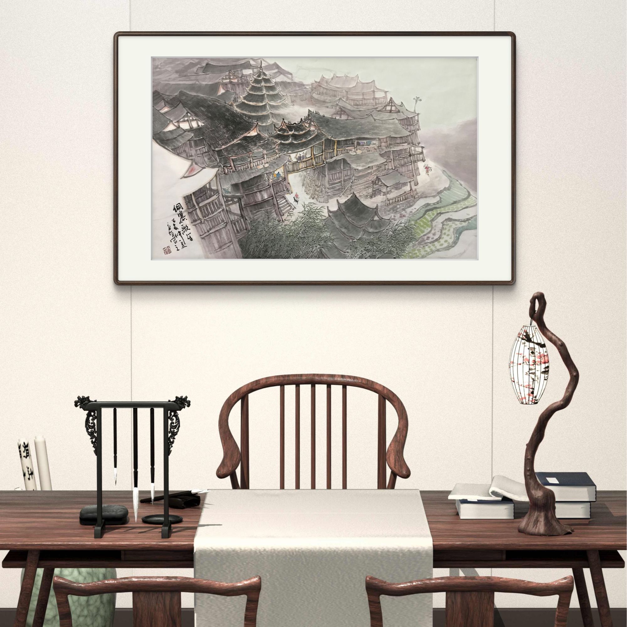 「漓江画社」张立有 中美协 宣纸 画芯尺寸90*60cm 原作 国画收藏