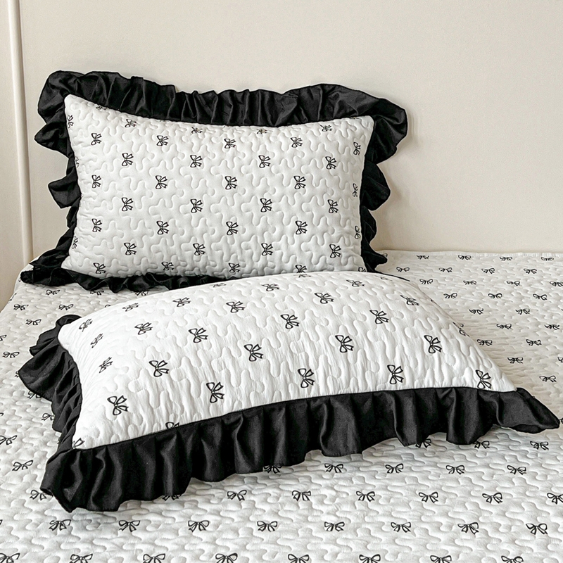 水洗棉枕套一对装48x74非纯棉全棉家用单只枕芯套学生宿舍枕头套