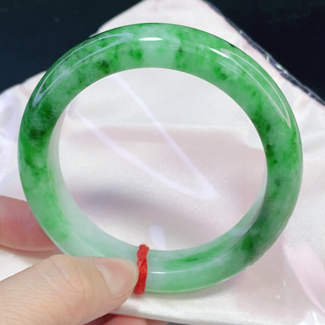 未镶嵌手镯翡翠60.5正圈